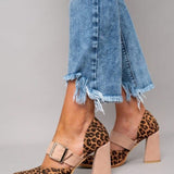 Emma™ | Bold Leopard Print Block Heels