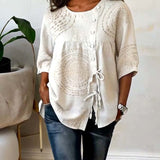 Women’s Embroidered Boho Blouse