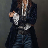 Women’s Longline Vintage Embroidered Jacket