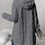 Alice | Fuzzy Fleece Button Down Cardigan