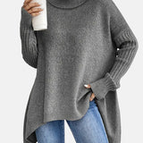 BRIGITTE | LONG TURTLENECK SWEATER