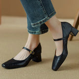 Bella Genuine Leather Heels