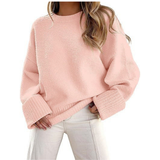 HALEY™ - Cozy Oversized Fuzzy Knit Pullover Sweater