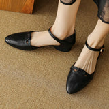 Julion Genuine Leather Heels