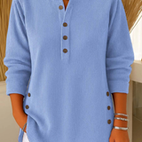 Neva™ | Button Henley Tunic