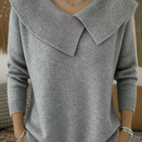 Lucia | Warm Sweater with Soft Collar