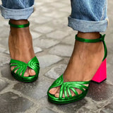 Bicolored All Day Comfort Heels