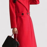 Women’s Belted Long Winter Coat
