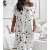 LUNARI™ - Loose Fit Round Neck Sleep Nightdress