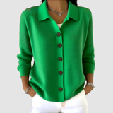 Women’s Button Front Knit Long Sleeve Cardigan