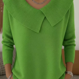 Lucia | Warm Sweater with Soft Collar