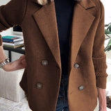 Women’s Casual Longline Blazer Coat