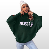 EMMIE™ - Loose-Fit Knit Sweater with Batwing Sleeves