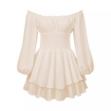 CYNRHIA™ – Elegant Long Sleeve Off-Shoulder Romper