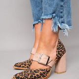 Emma™ | Bold Leopard Print Block Heels