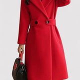 Women’s Belted Long Winter Coat