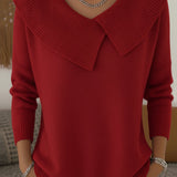 Lucia | Warm Sweater with Soft Collar