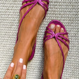 Ginevra | Elegant Golden Sandals for Summer