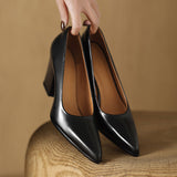 Zella Genuine Leather Heels