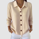 Women’s Button Front Knit Long Sleeve Cardigan