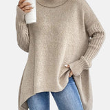 BRIGITTE | LONG TURTLENECK SWEATER