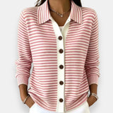 Nola™ Striped Button Cardigan