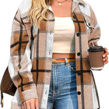 BRIGID™ - Stylish Plus-Size Shacket