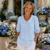 Women’s Elegant Floral Print Blouse