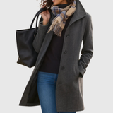 Catherine™ | Classic Tailored Long Coat