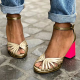 Bicolored All Day Comfort Heels