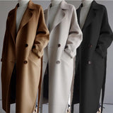 Women’s Classic Double Breasted Belted Trench Coat