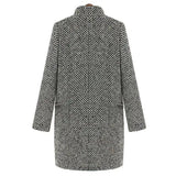 Women’s Elegant Longline Tailored Coat