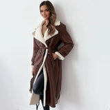 Women’s Belted Double-Breasted Trench Coat