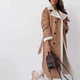 Women’s Belted Double-Breasted Trench Coat