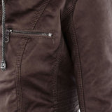 Callista | Hooded Moto Jacket