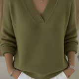 Vivelle™ | Relaxed V-Neck Sweater
