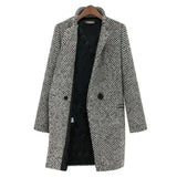 Women’s Elegant Longline Tailored Coat