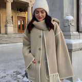 Women’s Fringed Scarf Jacket