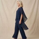 Kimmy | Draped Top with Palazzo Pants