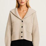 Women’s Deep V-Neck Knit Cardigan