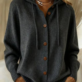 Brenda™ | Cozy Button Cardigan Hoodie