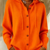 Brenda™ | Cozy Button Cardigan Hoodie