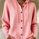 Brenda™ | Cozy Button Cardigan Hoodie