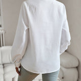 Women’s Polo Collar Button Down Blouse