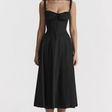 ELENA™ – Chic Corset Milkmaid Dress