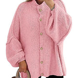 NOFIA™ - Cozy Button Down Long Sleeve Chunky Jacket