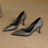 Gilda Genuine Leather Heels