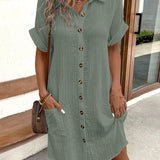 SAVANNAH™ – Cotton Everyday Shirt Dress