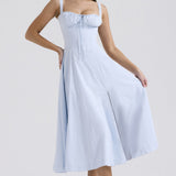 ELENA™ – Chic Corset Milkmaid Dress