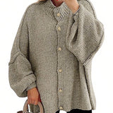 NOFIA™ - Cozy Button Down Long Sleeve Chunky Jacket